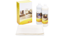 ADLER Clean-Parketpflegeset
Karton Inhalt:
ADLER Clean-Parkettreiniger 1l
ADLER Clean-Parkettpflege 1l
Pflegetuch für Parkett
 | © ADLER
