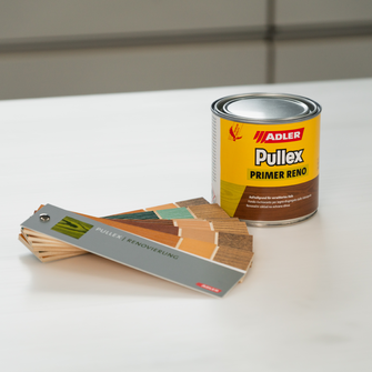 Migliorato sotto ogni punto di vista: Pullex Primer-Reno è il fondo perfetto per un rinnovo del legno davvero impressionante. | © ADLER