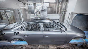 In der Automobilindustrie wird das innovative Lackiersystem bereits erfolgreich eingesetzt.  | © AUDI AG