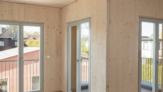 Innenlasur UV 100 Projekt Ferrastraße… sorgen für eine freundliche, helle Wohlfühlatmosphäre.  | © schäferwenningerprojekt gmbh / Markus Löffelhardt