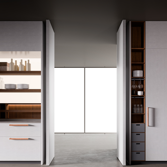 Klare Formen, edle Materialien und hochwertige ADLER-Oberflächen zeichnen das Küchenmodell Xila aus. | © Boffi