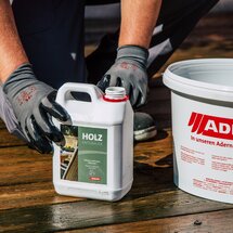 ADLER Holzentgrauer auftragen