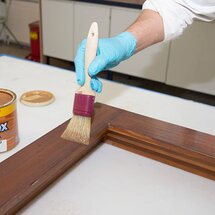  Dickschichtlasur Pullex Aqua-DSL dreimal lackieren