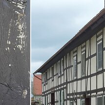 Holzfarbe blättert ab