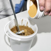 Kupferlack mischen
