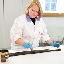 Holzbrett trocknen