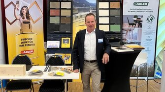 Martin Krause war für ADLER beim Deutschen Holzbau Kongress in Berlin.  | © ADLER