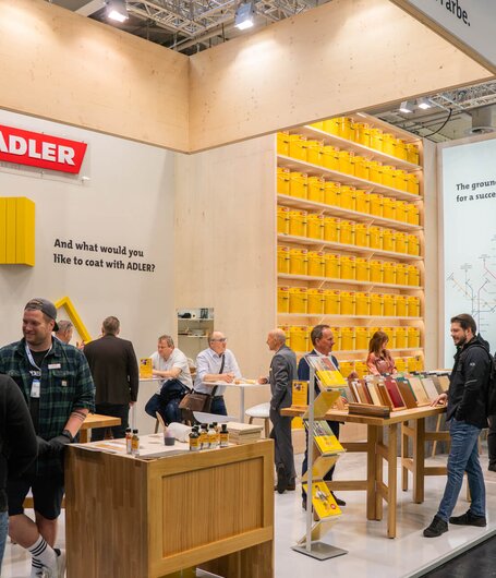 Durchwegs gut besucht: Der ADLER-Stand auf der Messe LIGNA.  | © ADLER