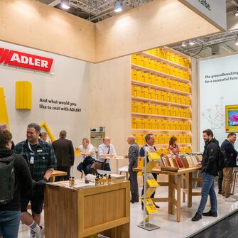 Durchwegs gut besucht: Der ADLER-Stand auf der Messe LIGNA.  | © ADLER