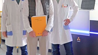 Ein kompetentes ADLER-Team garantiert beste Lösungen: Dr. Sebastian Bräuchle, Julian Berghofer, Ralf Menke (v.li.).