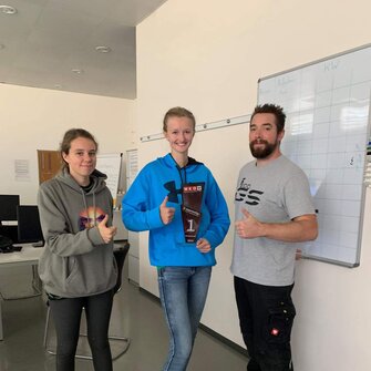 Die ADLER-Lehrlinge beim Hackathon. | © ADLER