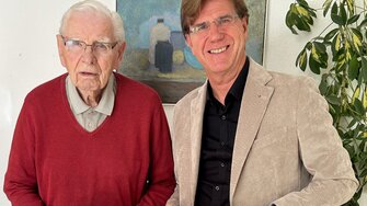 Il responsabile di divisione di ADLER Alexander Ringler con lo sviluppatore di Pullex Rolf Pellengahr. | © ADLER